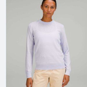 Lavender Lululemon Silk Cotton Crew Neck